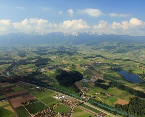 Luftaufnahme Aaretal