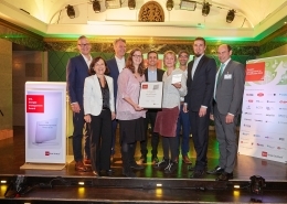 Fenaco-Team bei der Preisübergabe des Energiemanagement-Awards
