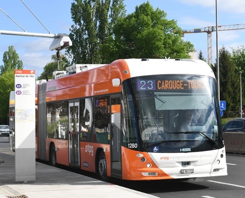 TOSA-Bus verkehrt zwischen Genf und Carouge